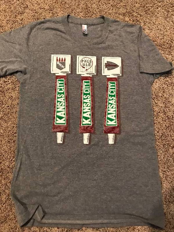 lot 2102 image: Kansas City Boulevard Beer T Shirt-Medium