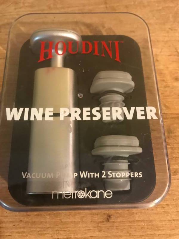 lot 2117 image: Houdini Wine Preserver