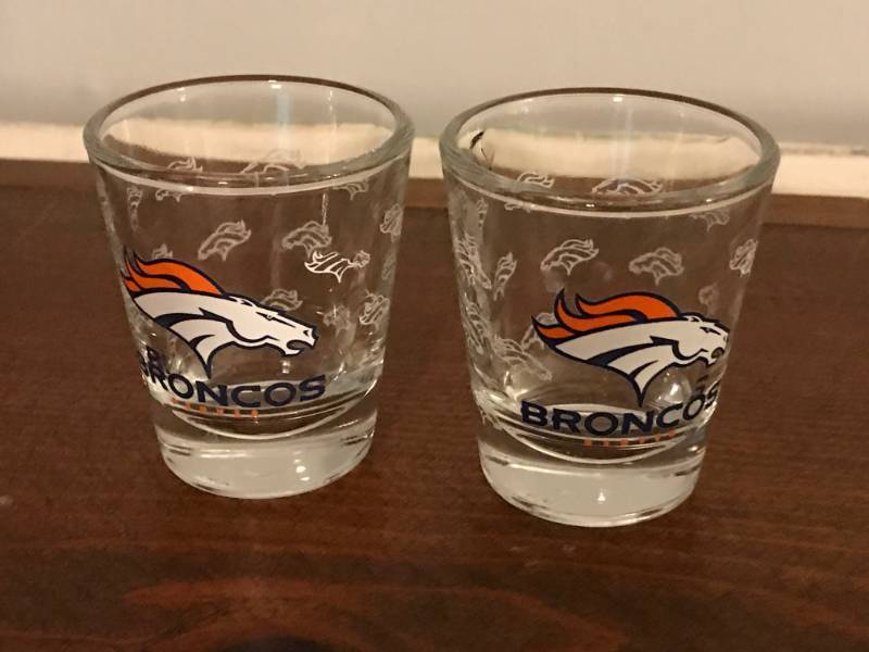 lot 2123 image: Denver Bronco Shot Glasses