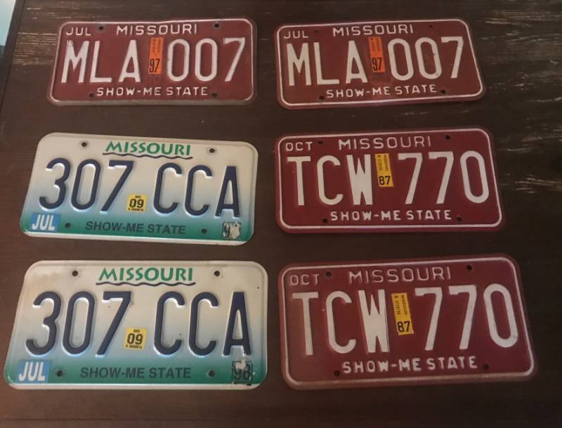 lot 2177 image: Set of 6 License Plates