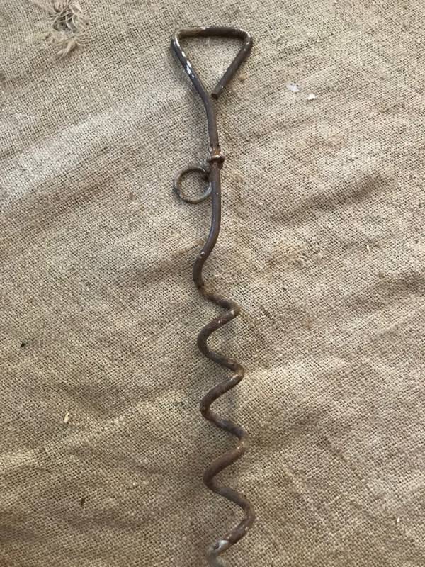 lot 2252 image: Metal tiedown stake
