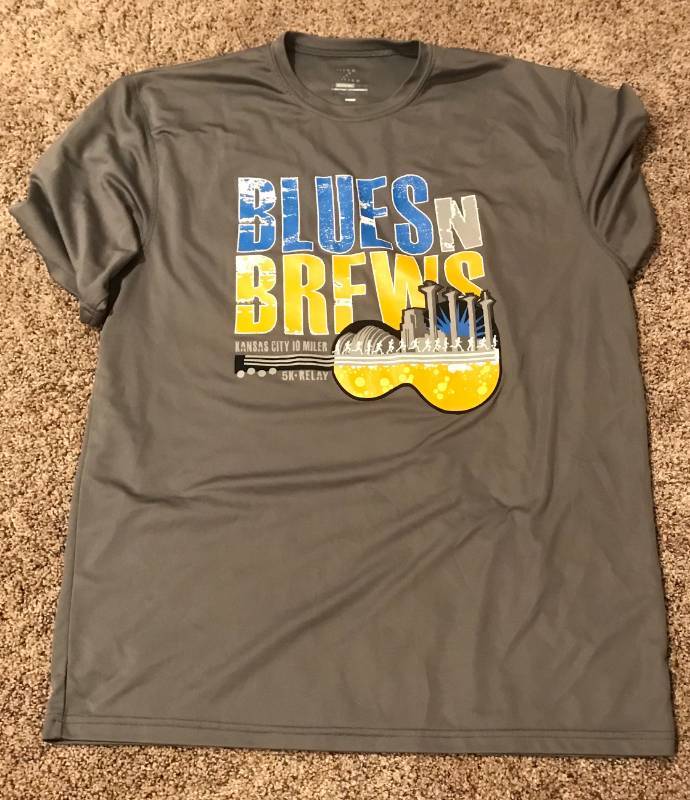 lot 2266 image: Blues & Brew Athletic Shirt-Large