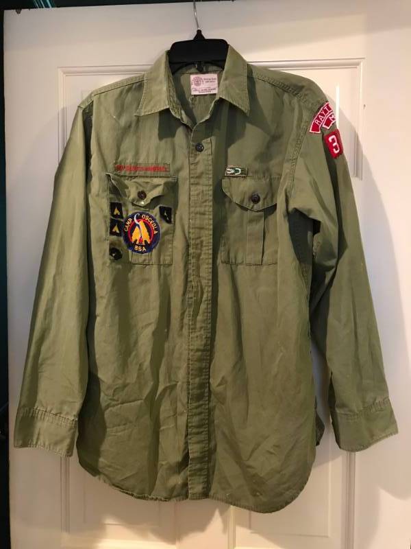 lot 2282 image: Official Boy Scouts of American Shirt with patches