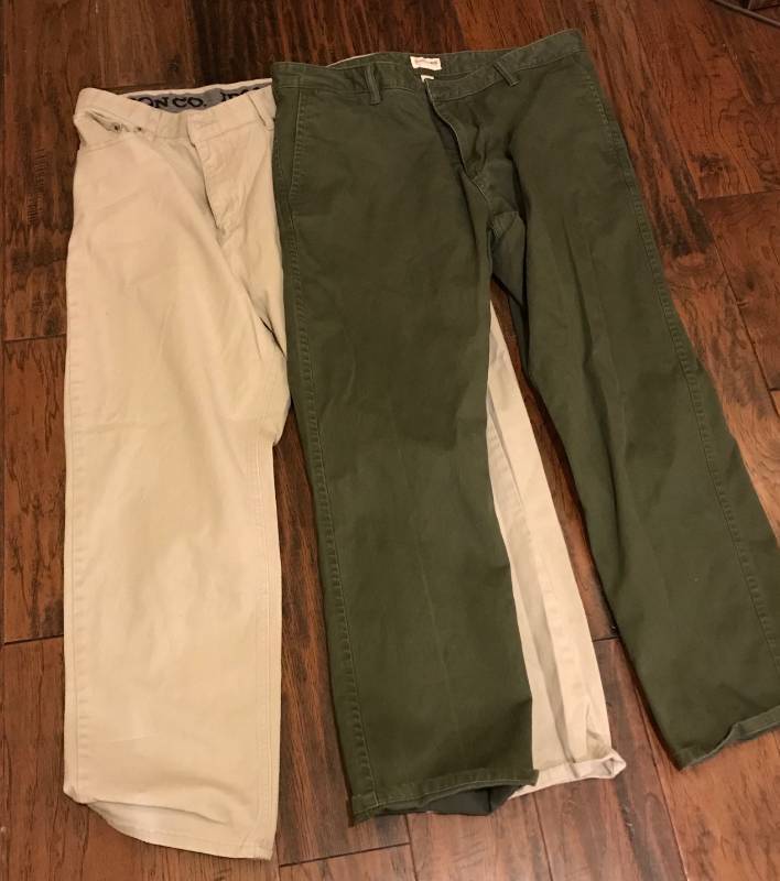 lot 2296 image: Dockers  Athletic Fit and Iron Co Khaki pants 36 x 30