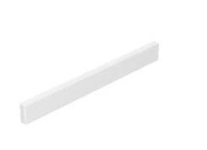 lot 24425 image: Project Source 2.37-in H x 21.25-in L White Cultured marble Bathroom Side Splash