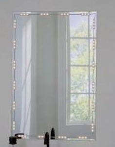 lot 24447 image: LED Bathroom Vanity Mirror Lights with Dimmer