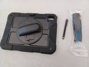 lot 24473 image: Heavy Duty iPad Case with Rotating Stand and Stylus