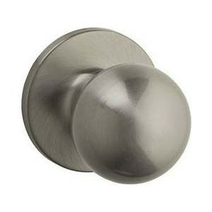 lot 24482 image: Kwikset Regina Knob Half Dummy in Satin Nickel, lot of 2