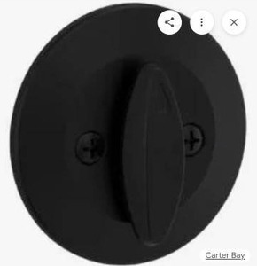 lot 24485 image: Kwikset One-Sided Deadbolt Lock, Lot of 2