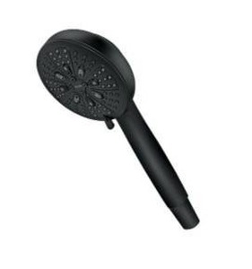 lot 24486 image: Moen Hydro Energetix Black Handheld Shower Head