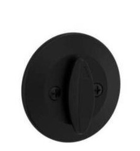 lot 24515 image: Kwikset 663-514.DS One-Sided Bolt Matte Black