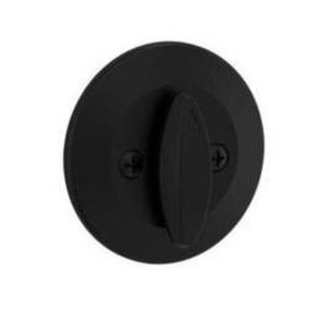 lot 24533 image: Kwikset 663-514.DS One-Sided Bolt, Matte Black, 2 Pack