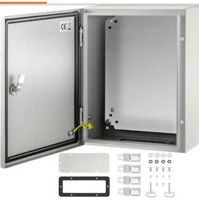 lot 24562 image: VEVOR Electrical Enclosure 16 in. x 12 in. x 6 in. NEMA Waterproof Junction Box