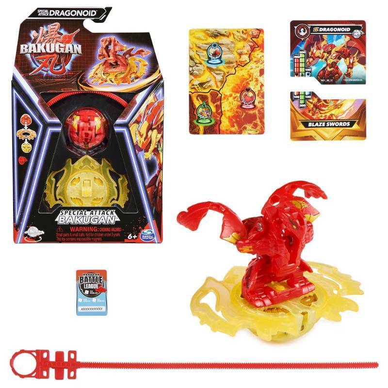 lot 2042 image: Bakugan Special Attack Dragonoid Action Figure - Retail $13