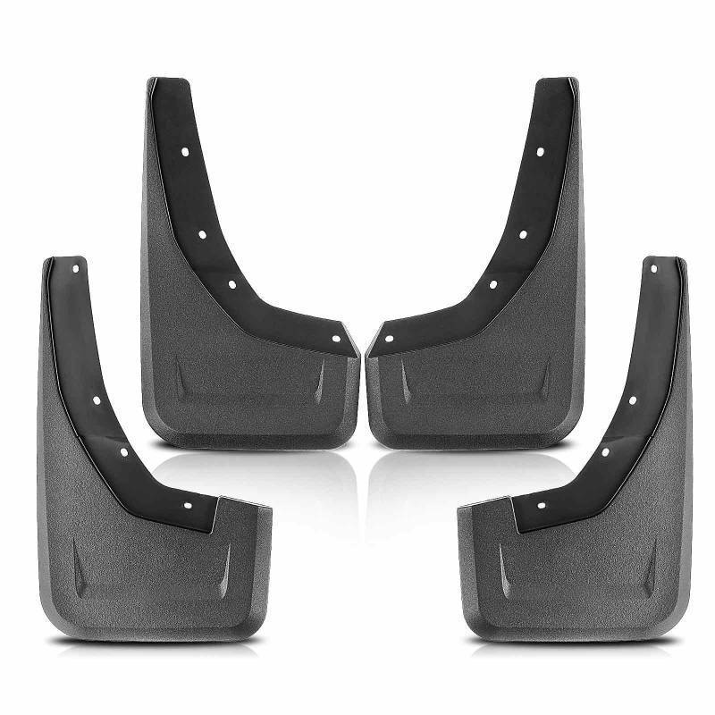 lot 2123 image: A-Premium Mud Flaps Splash Guards mudguards Mudflaps WHardware Accessory Kits Compatible with Ram1500 (TRX Only) 2021-2023, Black Color, Front & Rear(Driver and Passenger Side) - Retail $18
