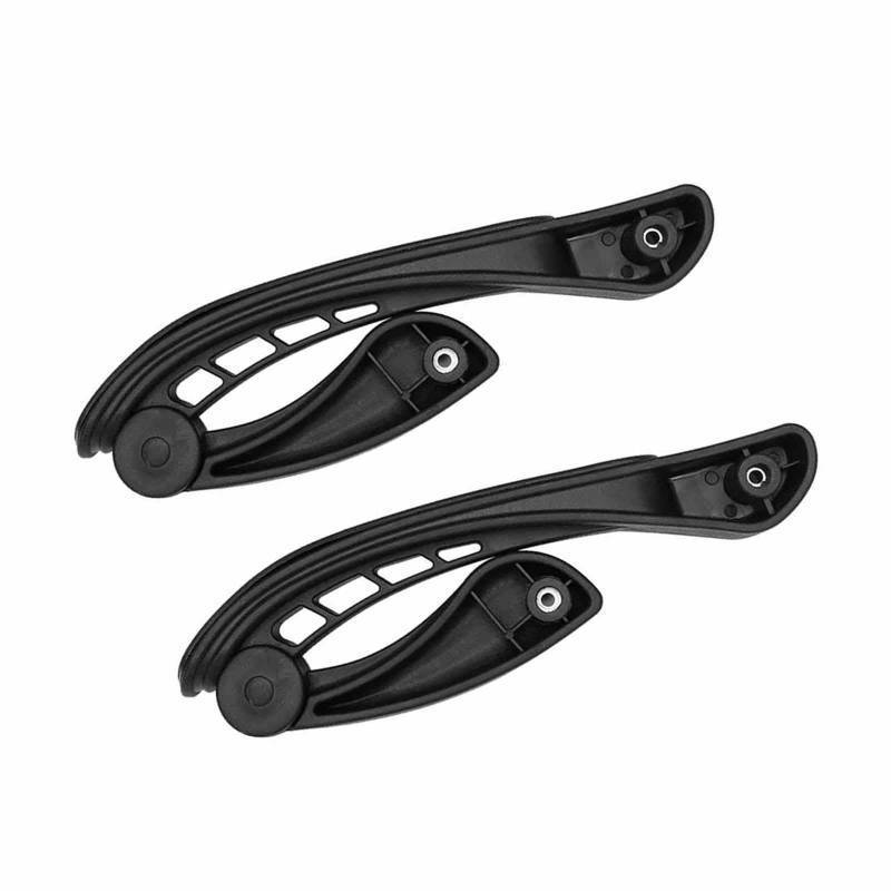 lot 2127 image: Generic 2Pcs Universal Office Chair Armrest Replacement Convenient Accessory Movable, 4 Holes, 37cmx6.5cmx28cm - Retail $36