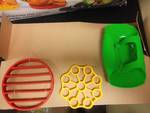 OXO Silicone Pressure Cooker Set 3 Piece Egg Rack Steamer Basket Cooking Rack - Retail: $172