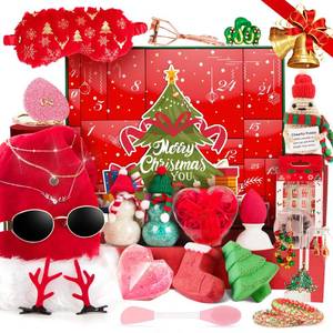 lot 101 image: Christmas Gifts for Women, Christmas 24 Pieces Beauty Fashion and Jewelry Bath Sets for Adult, Mom, Sister, Girl.Advent Calendar 2025 for Adult Women, Surprise Gift Baskets for Wife, Sister, Girls - Retail $40