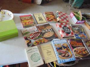 lot 2121 image: Selection of Cook Books and Recipe Box