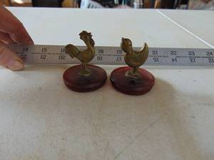 lot 2125 image: Keeler Brass Company Paper Weights