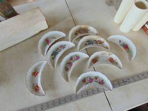 lot 2129 image: Selection of mismatched Crescent China Pieces