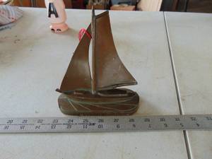 Brass -Bronze Sailboat