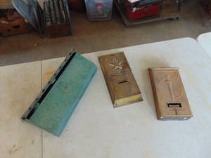 lot 2169 image: 3 Metal Mail Boxes