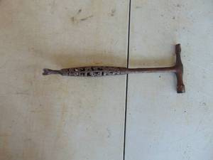 lot 2170 image: Alaska Stove Company Hammer - Stove Tool
