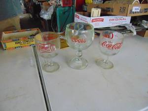 lot 2253 image: Stemmed Themed Glassware
