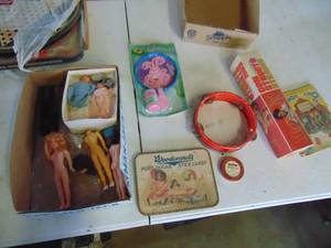 lot 2259 image: Tamborine - sign (reproduction) - Childrens Toys selection