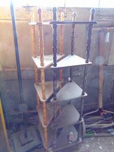 lot 2300 image: 2 Triangle shaped Shelves
