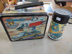Six Million Dollar man Lunchbox with Thermos
