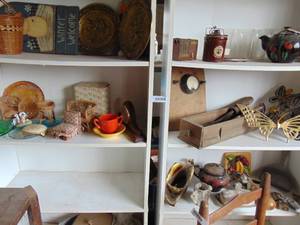 lot 2328 image: Contents of Shelves Decor and More