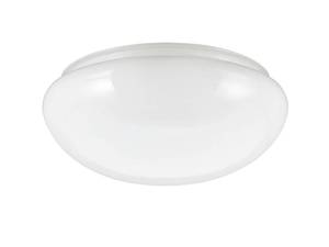 lot 10 image: Aspen Creative 23608-01, 11 White Opal Mushroom Glass Shade For Ceiling Fixture, 11 Dia x 4 HFitter 9-34 - Retail $43