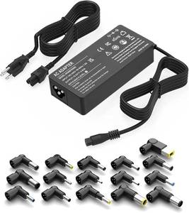 lot 55 image: SZGUDULO 90W Universal AC Adapter Laptop Charger Compatible with Dell HP Acer Asus Lenovo IBM Sony Fujitsu Gateway Notebook Ultrabook Chromebook Power Supply Cord with 16 Tips - Retail $20