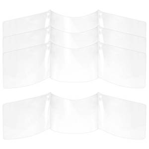 lot 61 image: 4 Pcs Mahjong Card Sleeve,Clear Mahjong Cards Holder,Playing Cards Cover,Plastic Sleeves for Card Sleeve Protector,Accessories Gifts