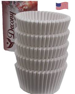 lot 155 image: Cupcake Liners 500 pc. USA MADE - Fluted Cupcake Holder Cups for Baking Muffins, Brownies, Food-Grade, Odorless, Non-Stick, Quick-Release Paper - Fits Standard Pans, 2 x 1.25 , - Retail $12