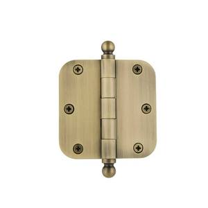lot 286 image: Nostalgic Warehouse Ball-Tip Residential Door Hinge with Radius Corner - Retail $14