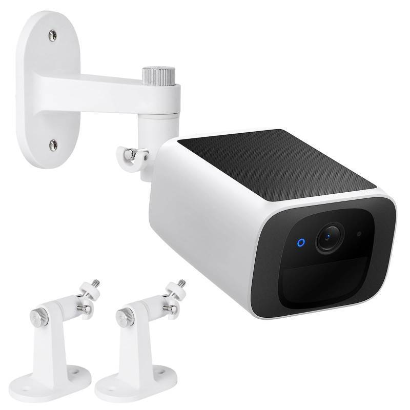 lot 28819 image: 2Pack Wall Mount Compatible with eufyCam 2C2C Pro, 22 Pro, 3CS300, 3S330, Also for SoloCam S220C210, Adjustable Camera Mount Brackets for Eufy Camera IndoorOutdoor - White