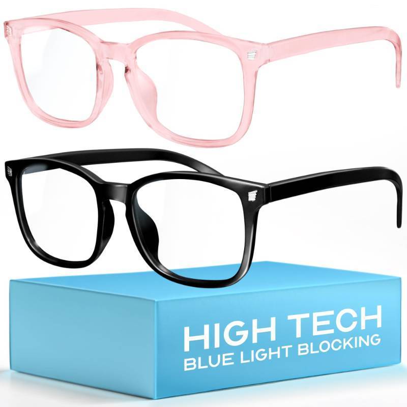 lot 28820 image: livho High Tech Blue Light Glasses - Advanced Blue Light Blocking Computer Glasses - Screen Fatigue & UV Protection