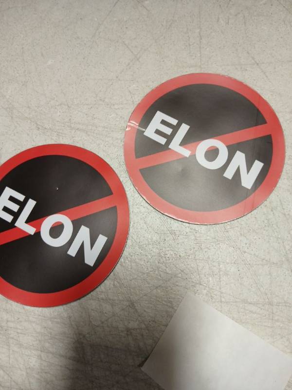lot 37718 image: Elon No Symbol Magnets