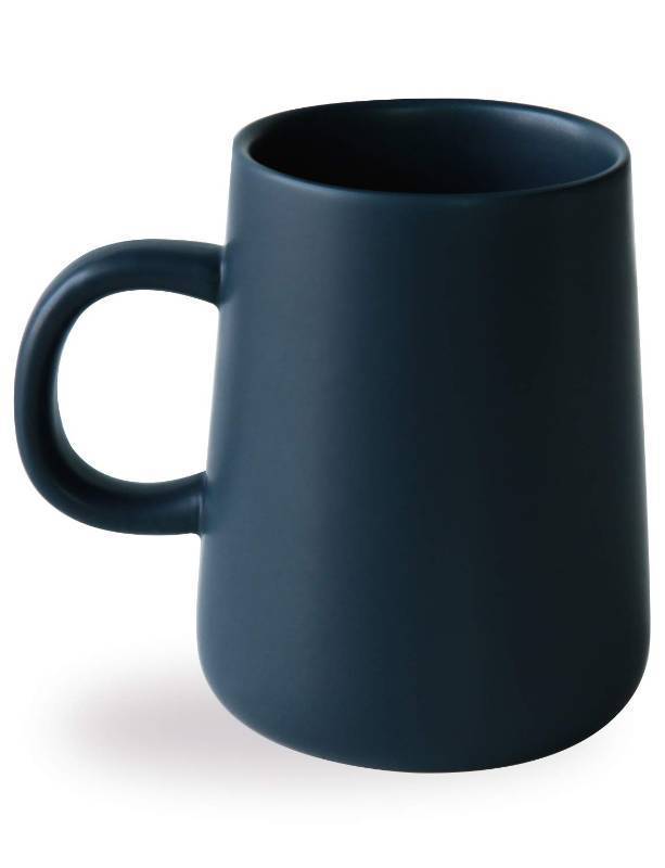 lot 23609 image: ARRADEN Coffee Mug, Matte Ceramic Coffee Cup, Both Hot & Cold Beverage Tea Cup for Office & Home, Suitable for Dishwasher & Microwave & Oven, 16.5 oz (Royal Blue)