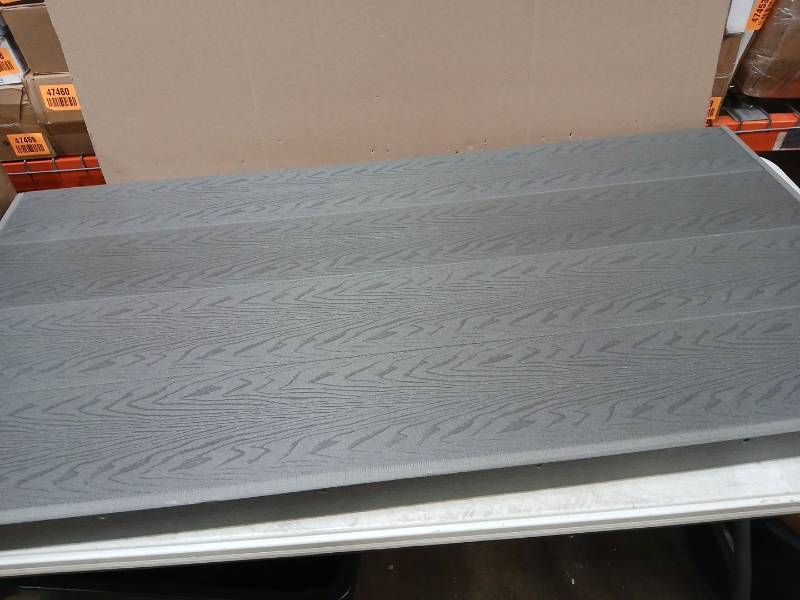 lot 63874 image: Gray Wood Grain Storage Organizer Topper  Waterproof
