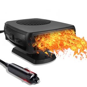 lot 24031 image: Car Heater, 12V 200W Portable Car Demister Windshield Defogger and Defroster Fast Heating&Cooling Fans with Cigarette Lighter PlugErgonomic Handheld360° Rotary Base for Cars, SUV, Jeeps, Trucks, MPV