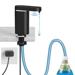 lot 24054 image: Dreamehill Automatic Dish Soap Dispenser for Kitchen Sink, Touchless Electric Sink Soap Pump, Leak-Proof & Universal Fit, 35 No-Spill Tube Kit, Easy Install & Sleek for Kitchen Bathroom (Black)