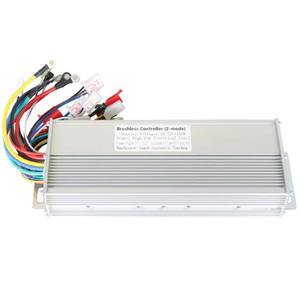 lot 24060 image: 48-72V Brushless Motor Speed Controller DC 1500W Scooter Square Wave Controller Replacement for E-Bike Scooter Motor Controller