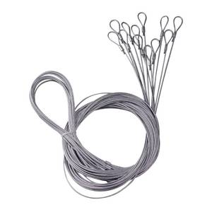 lot 39549 image: XYgdhqpt 12Pcs Trap Wire (72in 7x7 564 Cable) Fits for Traps Extension