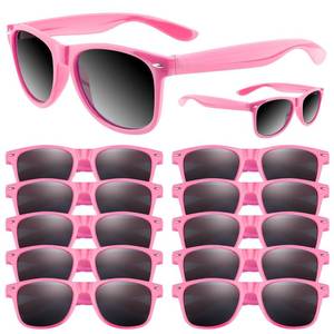 lot 39577 image: ASTARON Neon Novelty Sunglasses Bulk,12 Pack Novelty Sunglasses Party Favors for Summer Beach Wedding Party, Birthday Party Supplies Goody Bag Favors (Pink)