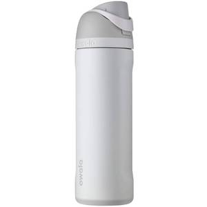lot 39579 image: Owala FreeSip Insulated Stainless Steel Water Bottle with Straw, BPA-Free Sports Water Bottle, Great for Travel, 24 Oz, Shy Marshmallow