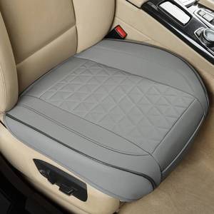 lot 48189 image: Black Panther Luxury Faux Leather Car Seat Cover for Front Bottom Seat, Anti-Slip and Wrap Around The Bottom, Fits 95% of Vehicles - 1 Piece,Light Gray